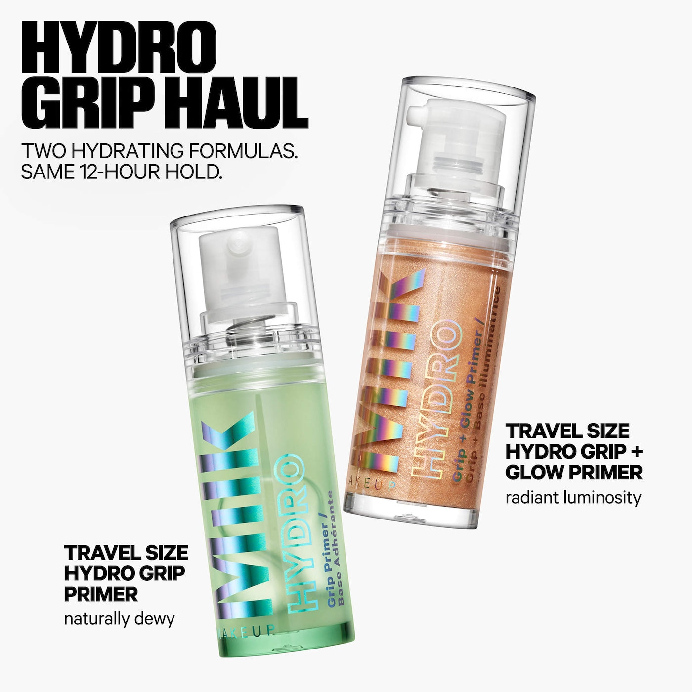 MILK MAKEUP Hydro Grip Haul Travel-Size Primer Duo