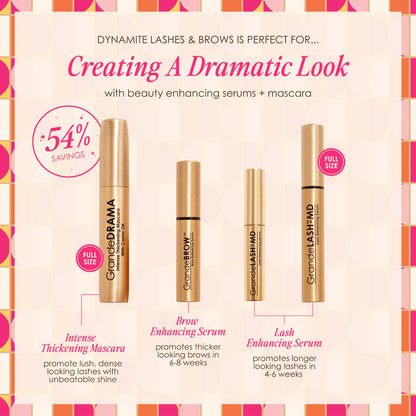 Grande Cosmetics Dynamite Lashes & Brows Holiday Gift Set