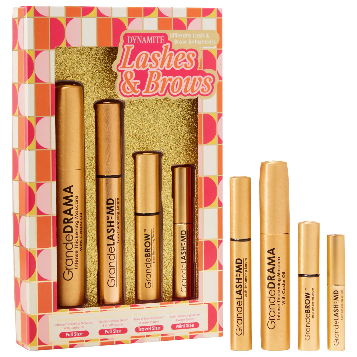 Grande Cosmetics Dynamite Lashes & Brows Holiday Gift Set