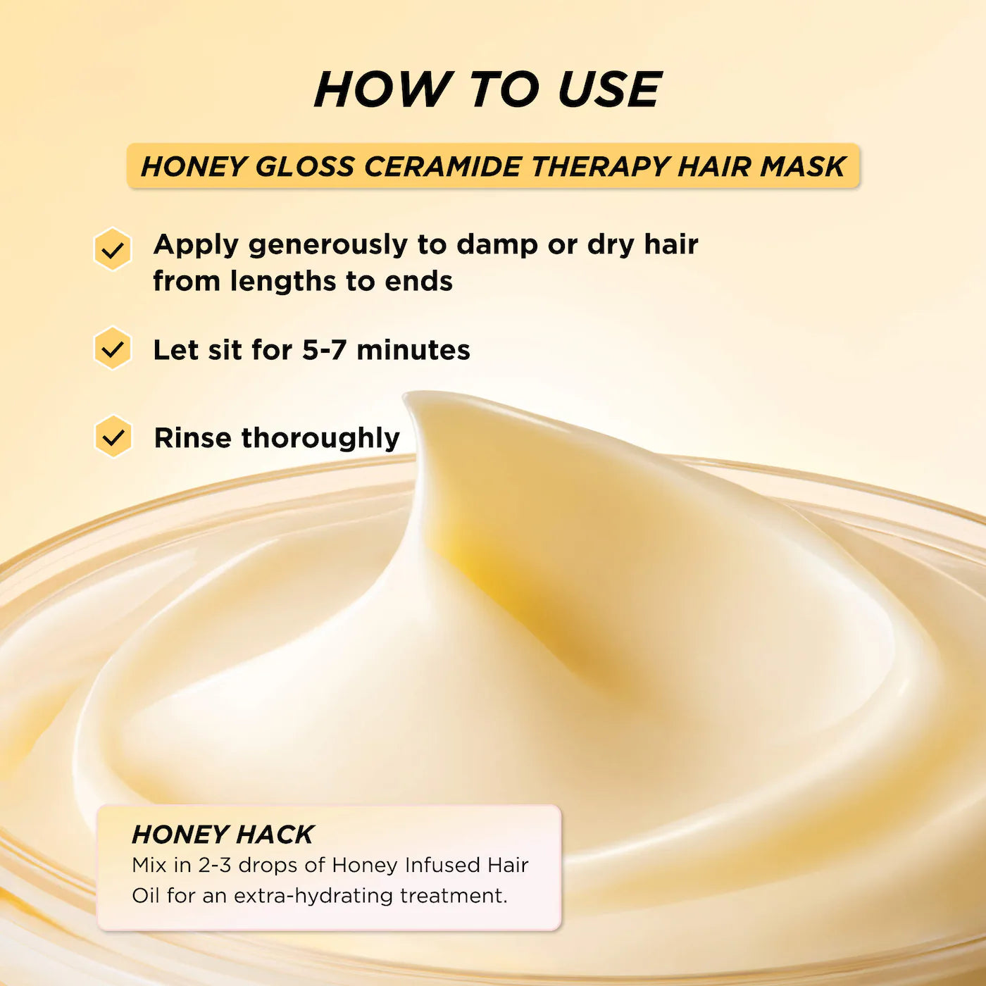 Gisou Honey Gloss Ceramide Therapy Hydrating Hair Mask Duo