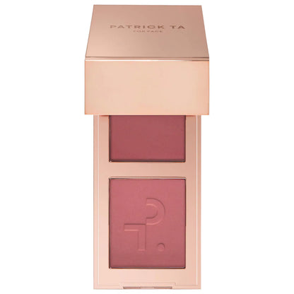 PATRICK TA Mini Major Headlines Double-Take Crème & Powder Blush Duo
