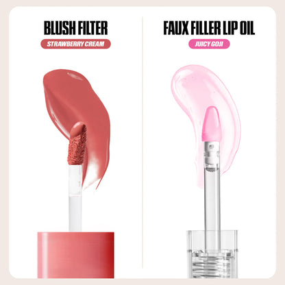 HUDA BEAUTY Berries and Cream Cheek and Lip Duo