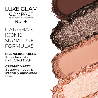 NATASHA DENONA Luxe Glam Compact Quad Eyeshadow Palette