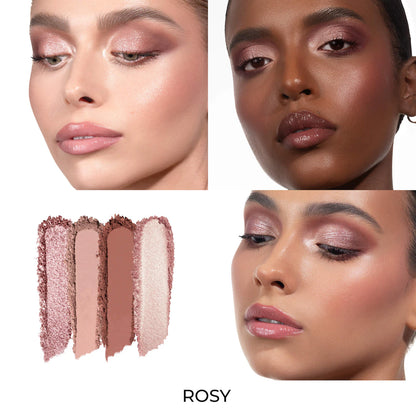 NATASHA DENONA Luxe Glam Compact Quad Eyeshadow Palette