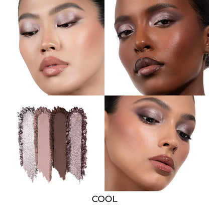 NATASHA DENONA Luxe Glam Compact Quad Eyeshadow Palette