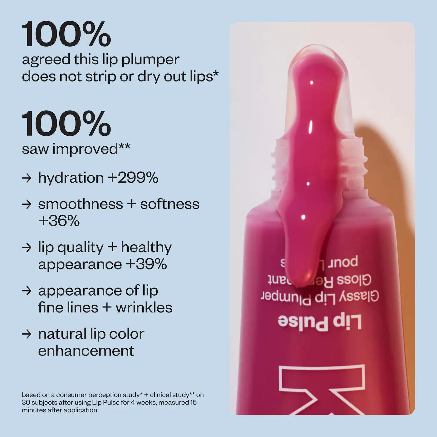 Kosas Lip Pulse Glassy Lip Plumper Gloss