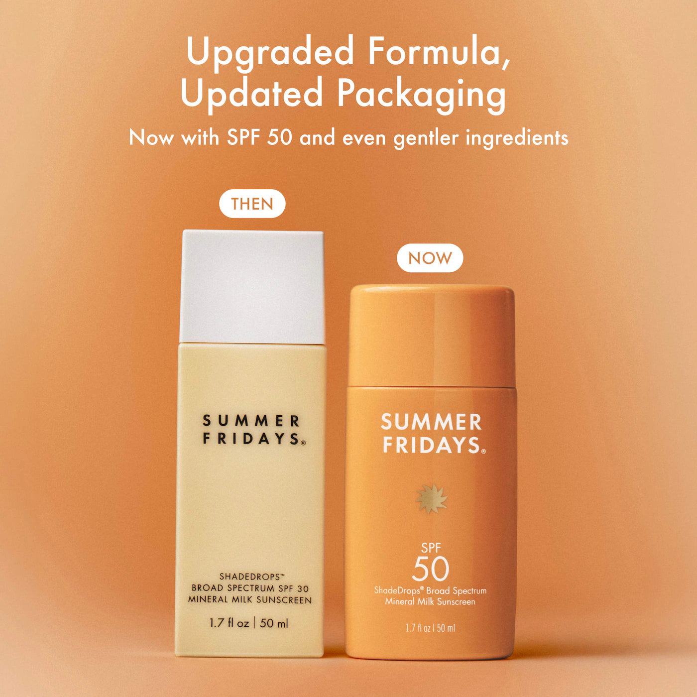 Summer Fridays ShadeDrops Broad Spectrum SPF 50 Daily Mineral Milk Sunscreen