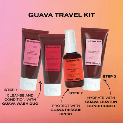 Ceremonia Guava Travel Kit