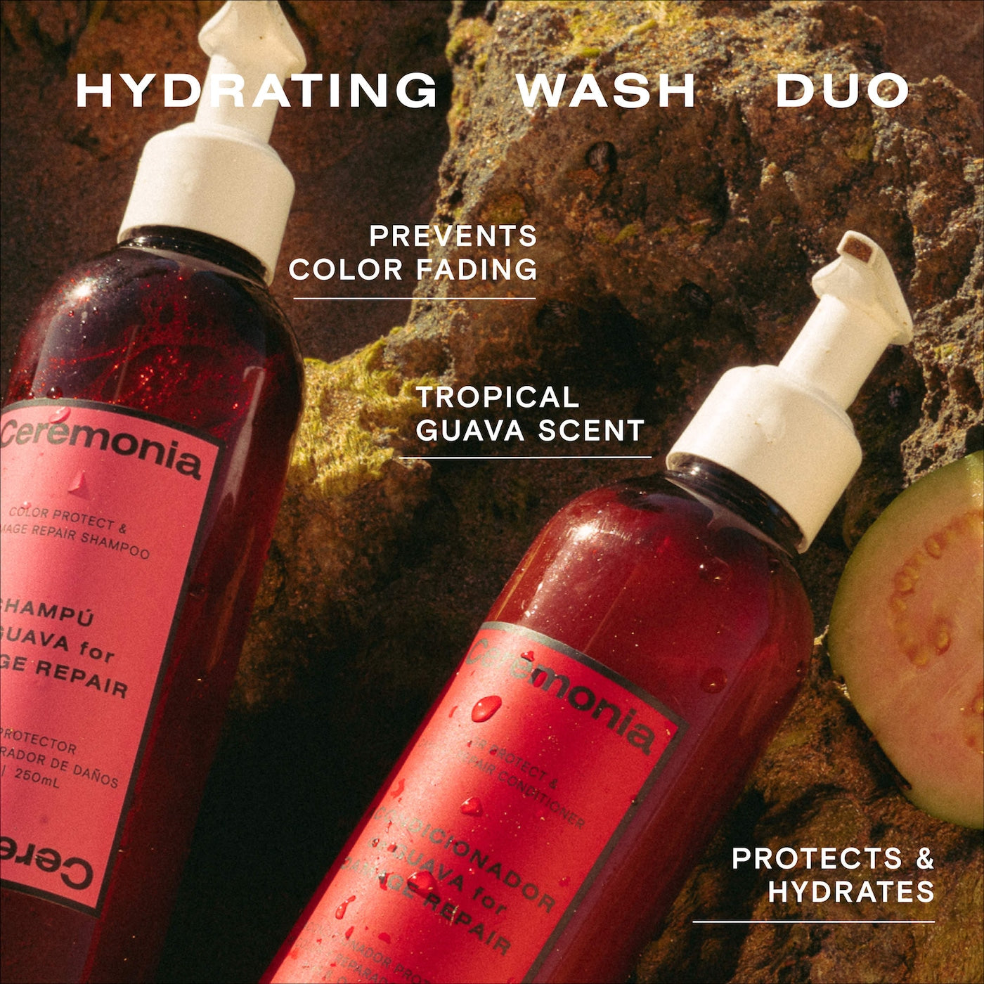 Ceremonia Guava Travel Kit