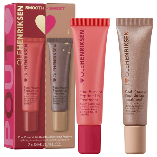 OLEHENRIKSEN Smooth + Sweet Pout Preserve Peptide Lip Duo