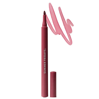Summer Fridays Flushed Lip Stain 12HR Transfer-Proof Lip Tint