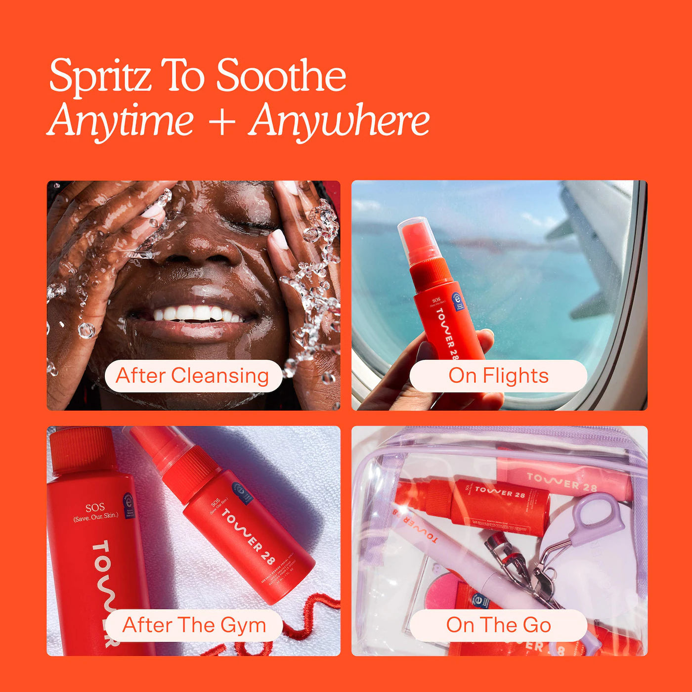 Tower 28 SOS Hypochlorous Acid Spray Duo Skincare Set