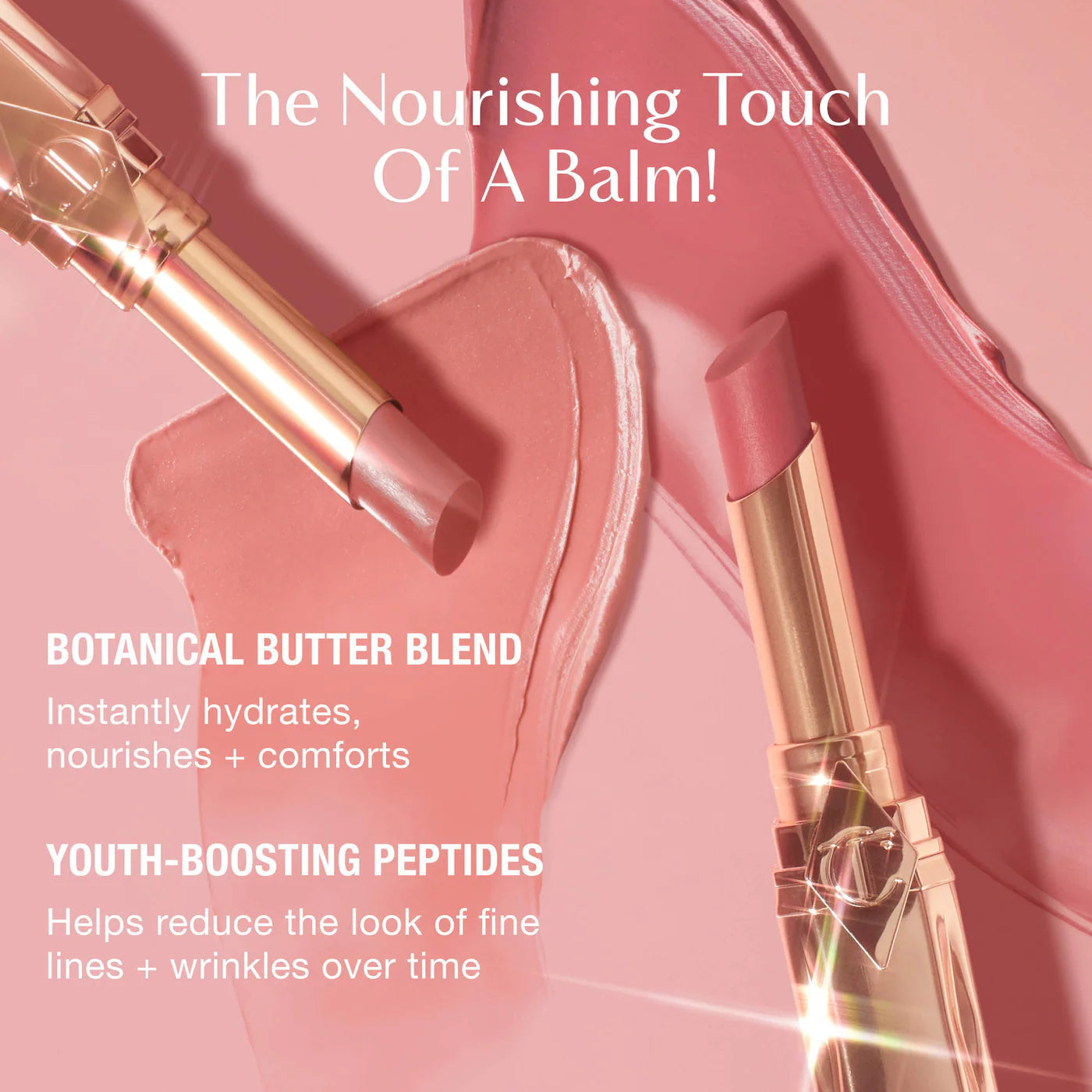 Charlotte Tilbury Pillow Talk Long Lasting Blush Balm Sheer Lip Tint