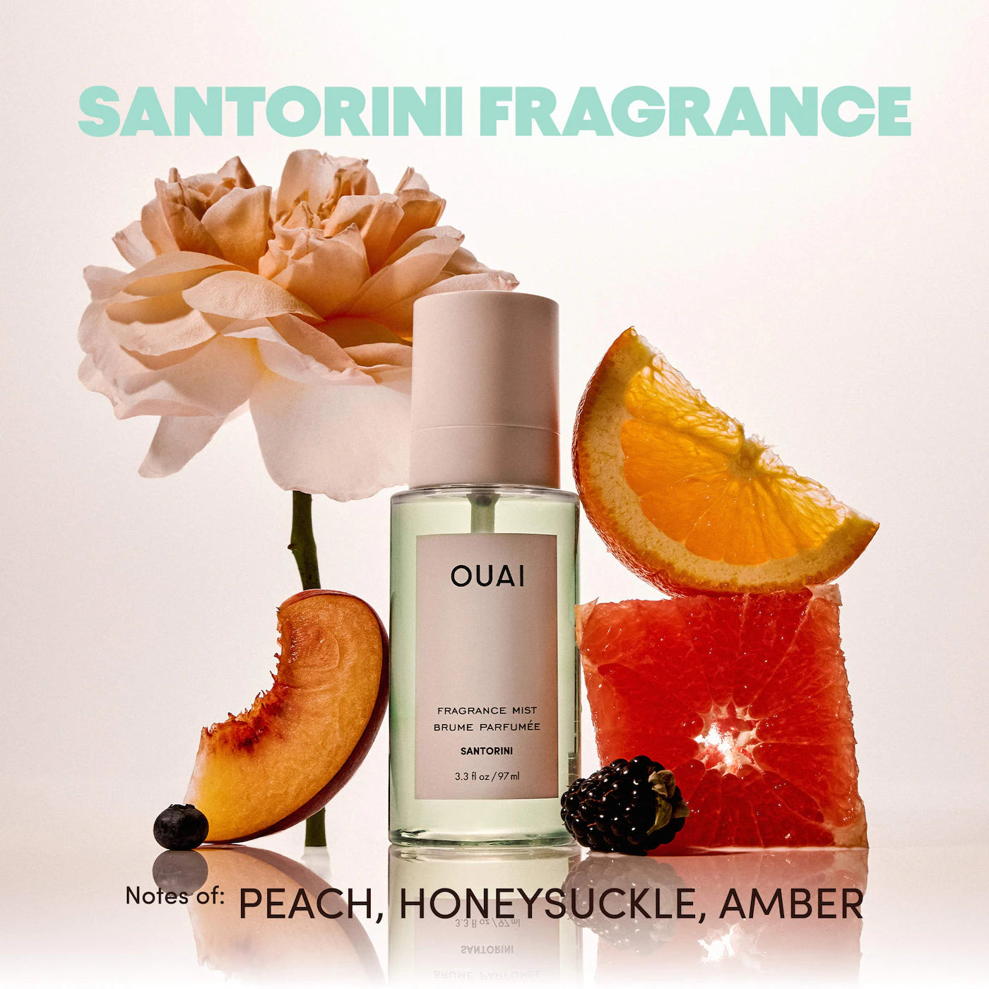 OUAI Mini St. Barts, Ibiza, Santorini & Melrose Hair & Body Mist Set