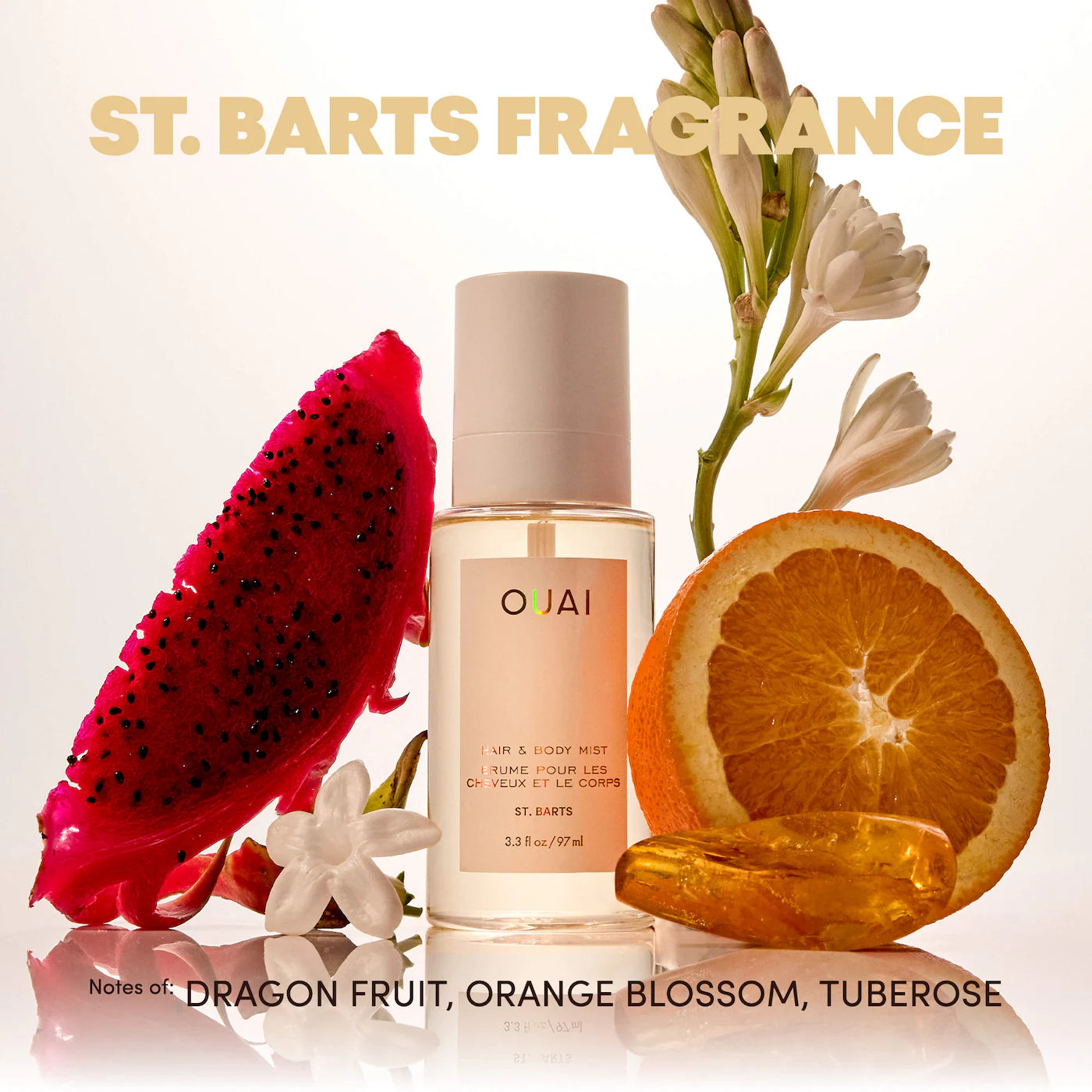 OUAI Mini St. Barts, Ibiza, Santorini & Melrose Hair & Body Mist Set