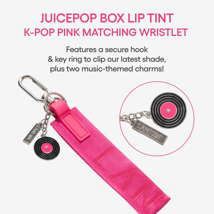 LANEIGE Limited Edition JuicePop Box Lip Tint Wristlet & Keychain