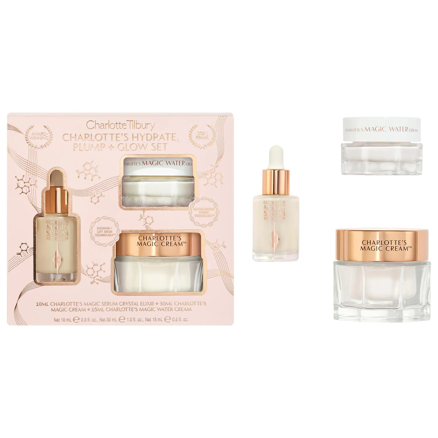 Charlotte Tilbury Charlotte's Hydrate, Plump & Glow Set