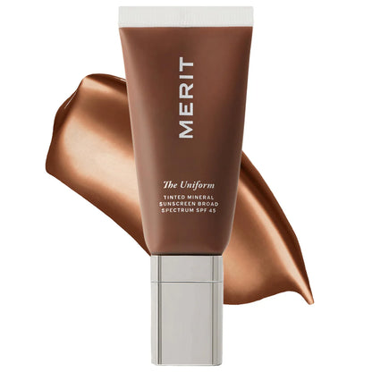 MERIT The Uniform™ Tinted Mineral Sunscreen Broad Spectrum SPF 45