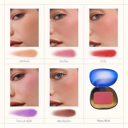 VIOLETTE_FR PLUME BLUSH Feather Matte Cream-to-Powder Cheek Melt
