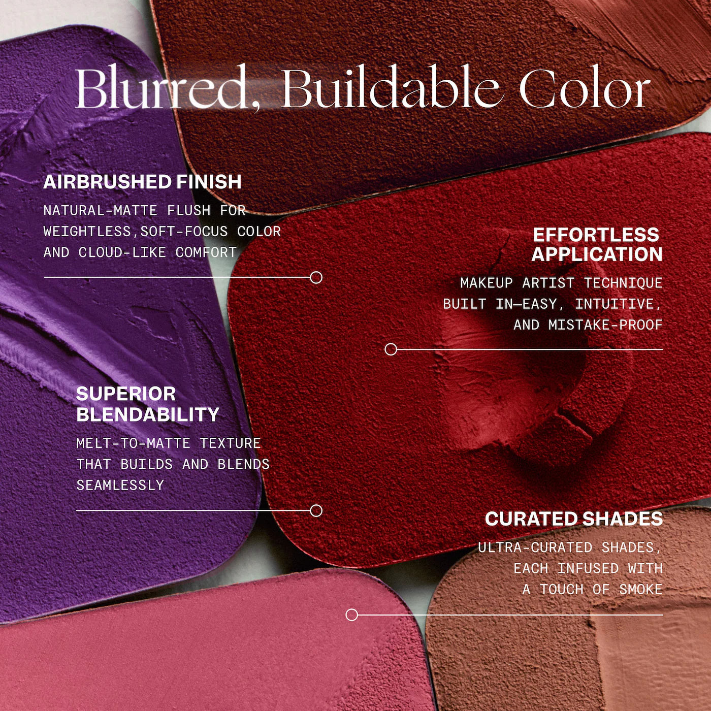 VIOLETTE_FR PLUME BLUSH Feather Matte Cream-to-Powder Cheek Melt