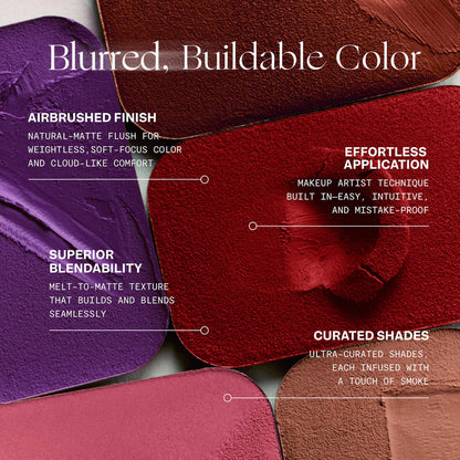 VIOLETTE_FR PLUME BLUSH Feather Matte Cream-to-Powder Cheek Melt