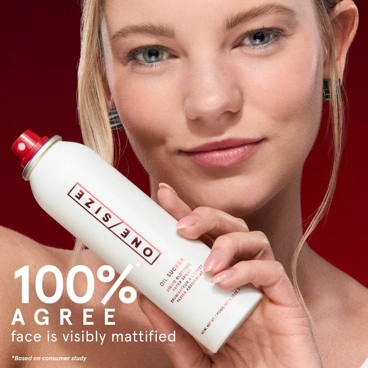 ONE/SIZE Mini Oil Sucker Liquid Blotting Paper Touch-Up Spray