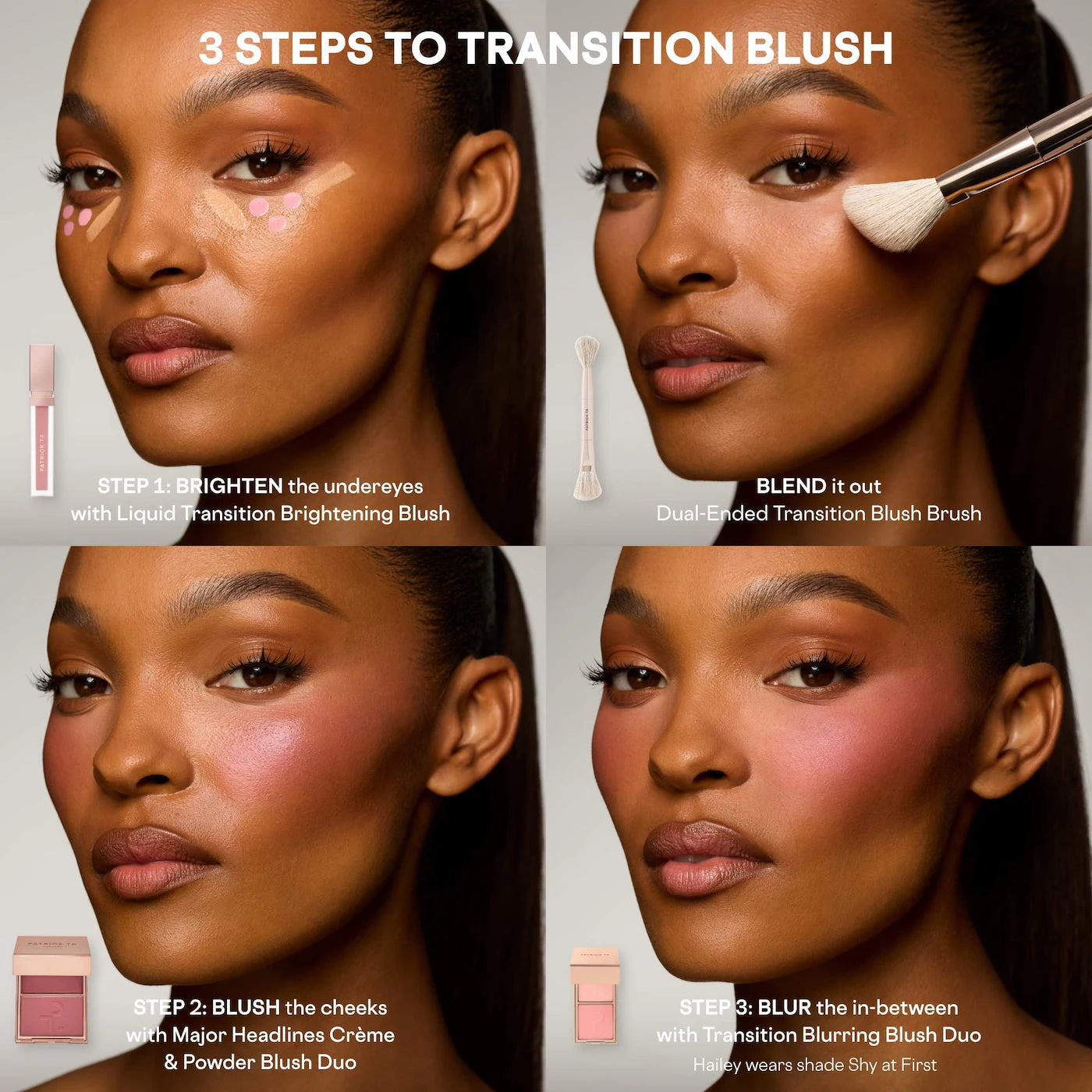 PATRICK TA Major Headlines Transition Blurring Under Eye Blush Duo