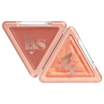 LYS Beauty Higher Standard Cream and Powder Multidimensional Longwear Blush Duo