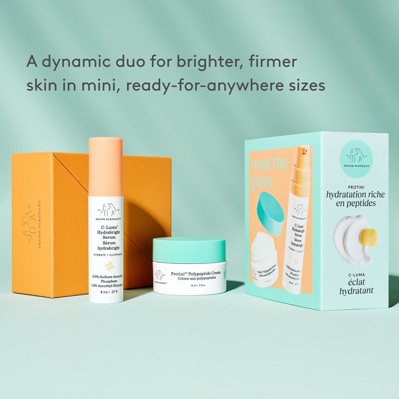 Drunk Elephant Trust The Pros: Mini Brighten & Firm Gift Set