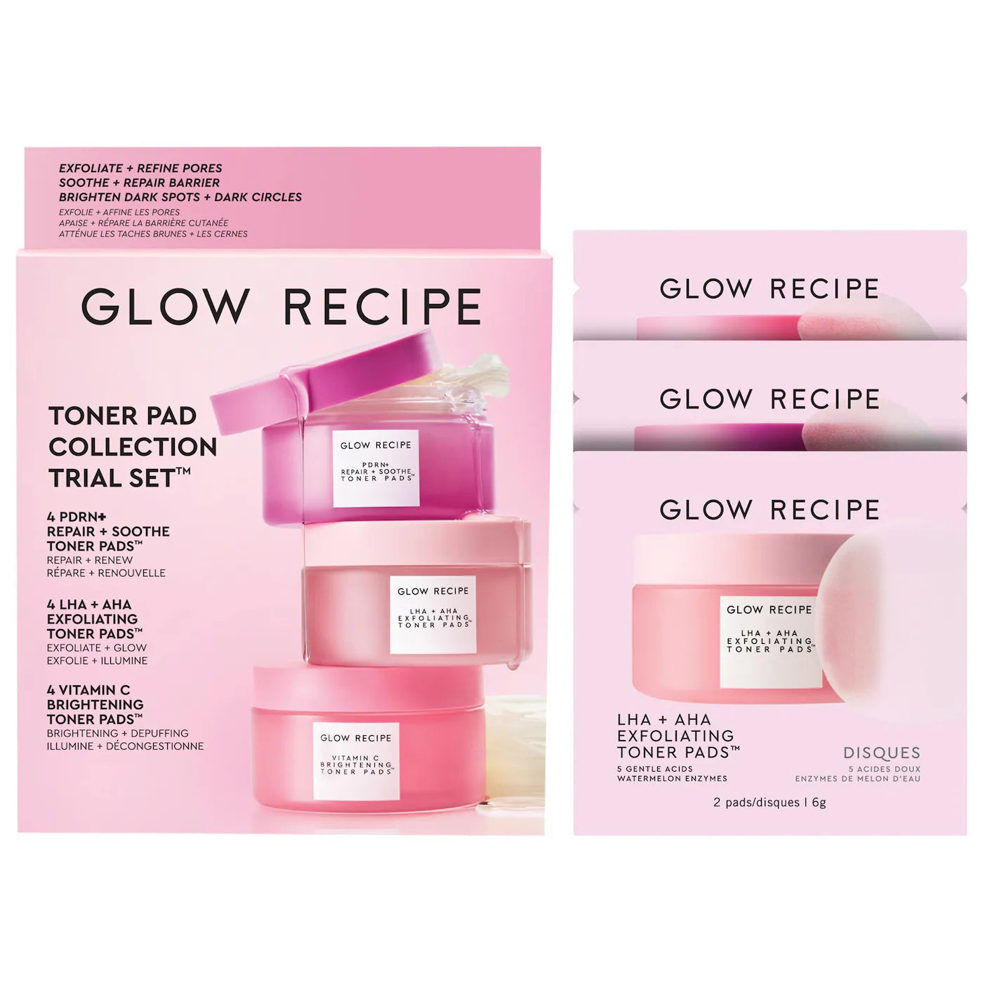 Glow Recipe Korean Toner Pad Skin Care Kit