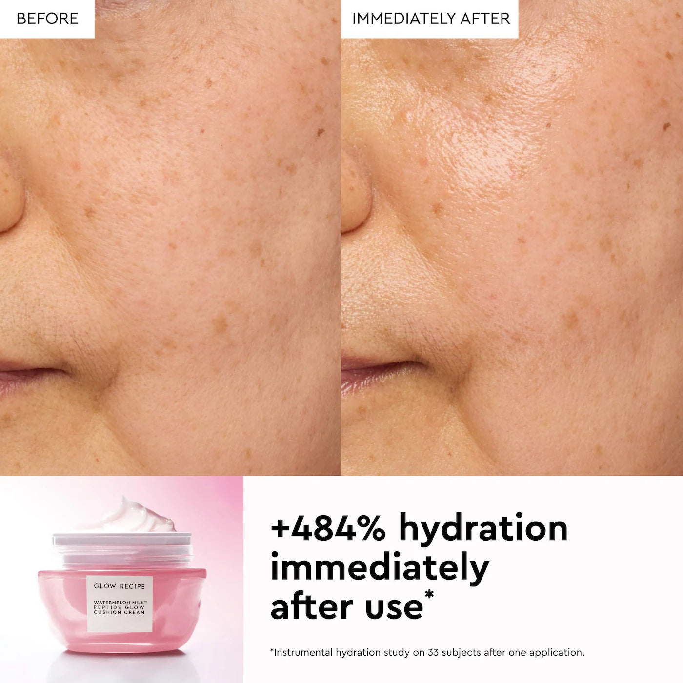 Glow Recipe Watermelon Milk™ Peptide Cushion Cream Refillable Moisturizer