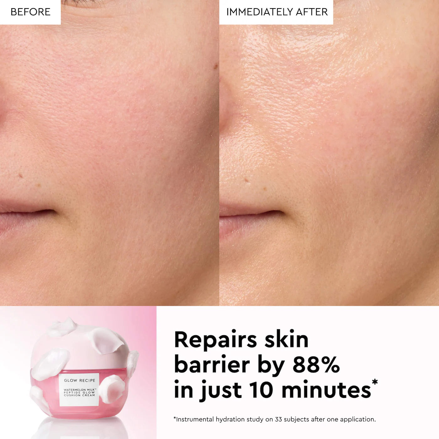 Glow Recipe Watermelon Milk™ Peptide Cushion Cream Refillable Moisturizer