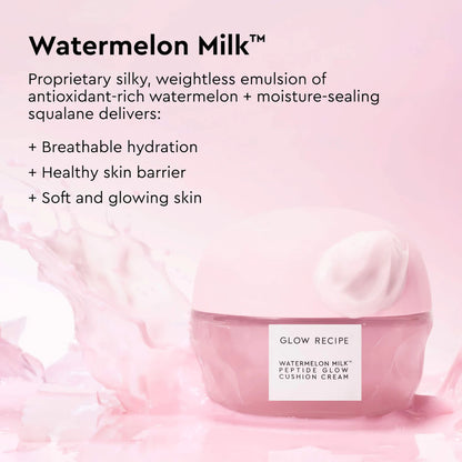 Glow Recipe Watermelon Milk™ Peptide Cushion Cream Refillable Moisturizer