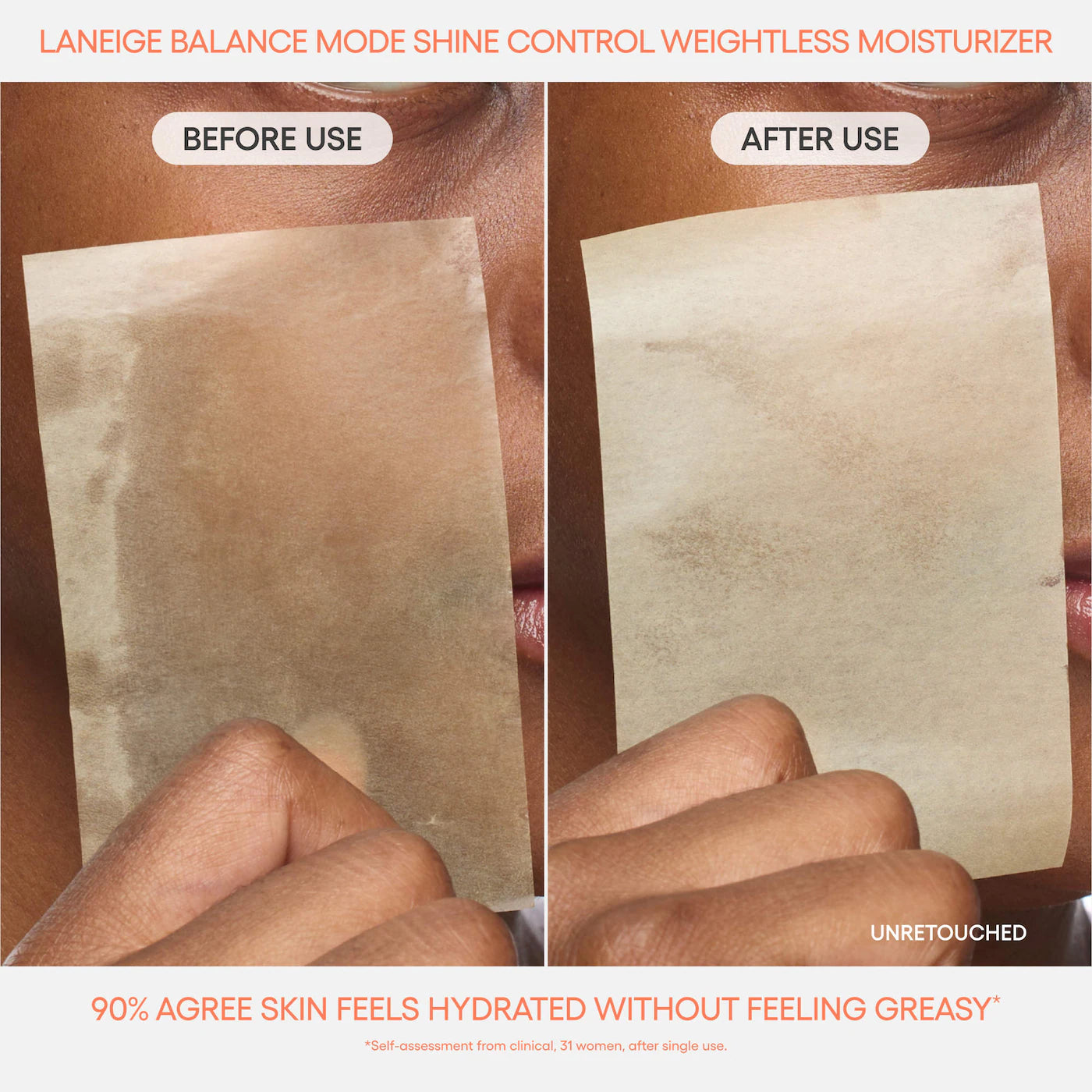 LANEIGE Reset to Balance Mode Kit - Routine Set for Oily Skin and Pore + Shine Control