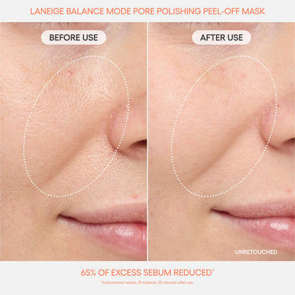 LANEIGE Reset to Balance Mode Kit - Routine Set for Oily Skin and Pore + Shine Control