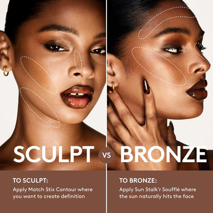 Fenty Beauty Sun Stalk'r Soufflé Pressed Mousse Blurring Cream Bronzer