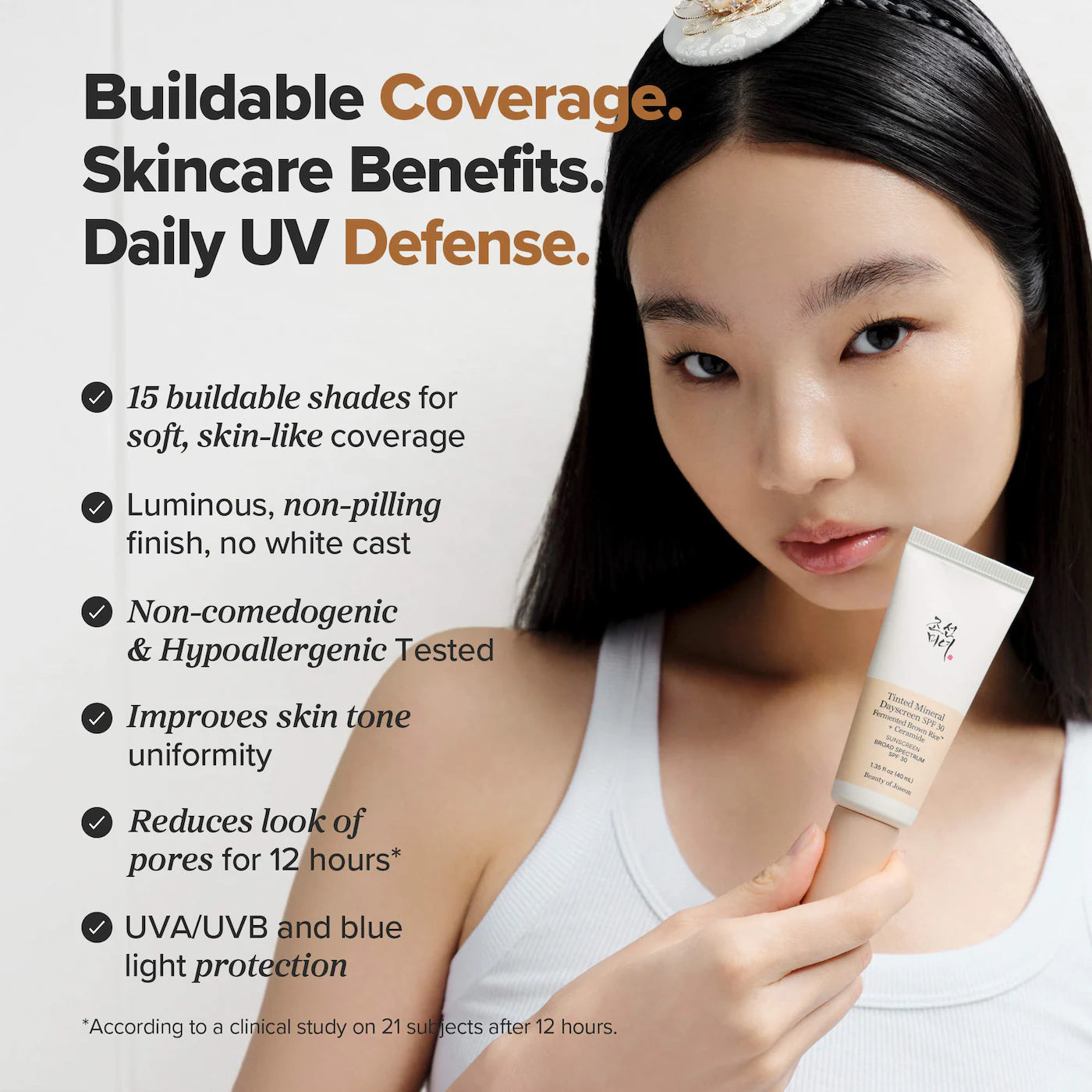 Beauty of Joseon Dayscreen Lightweight Tinted SPF 30 Mineral Sunscreen
