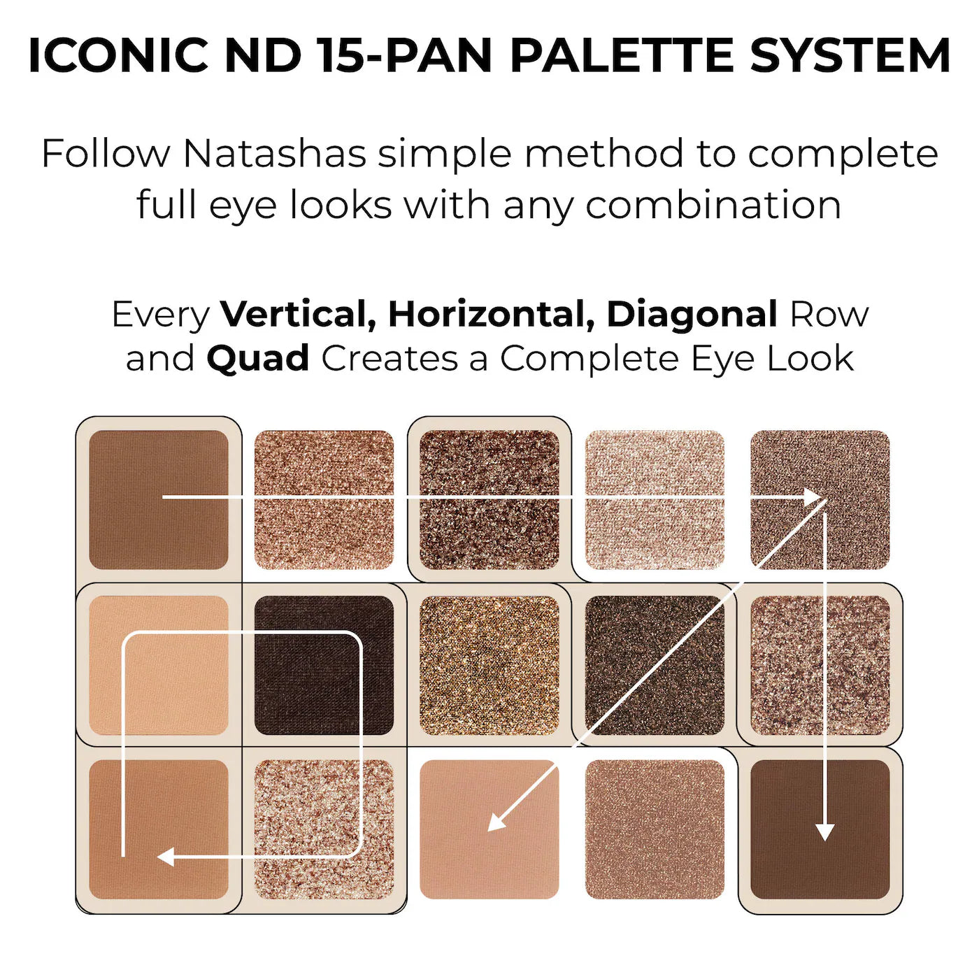NATASHA DENONA Tan Eyeshadow Palette