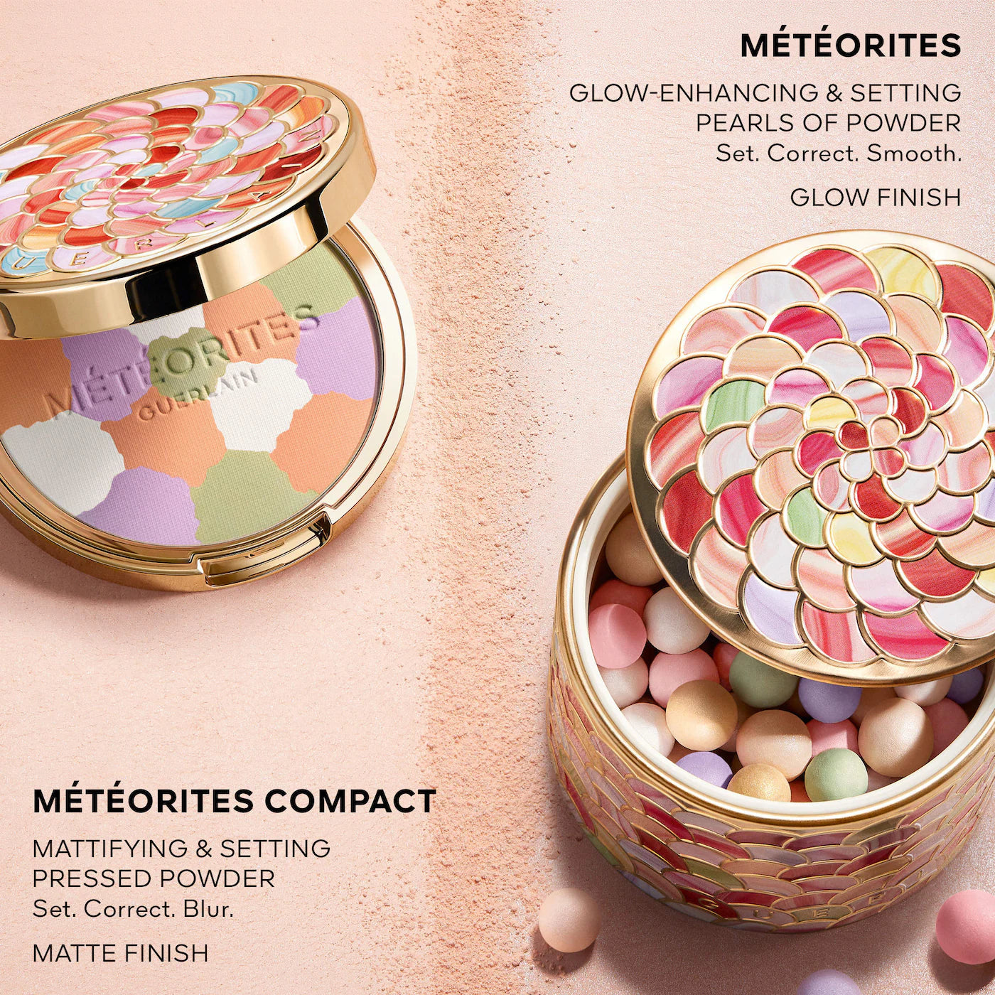 GUERLAIN Meteorites Blurring & Mattifying Matte Pressed Powder