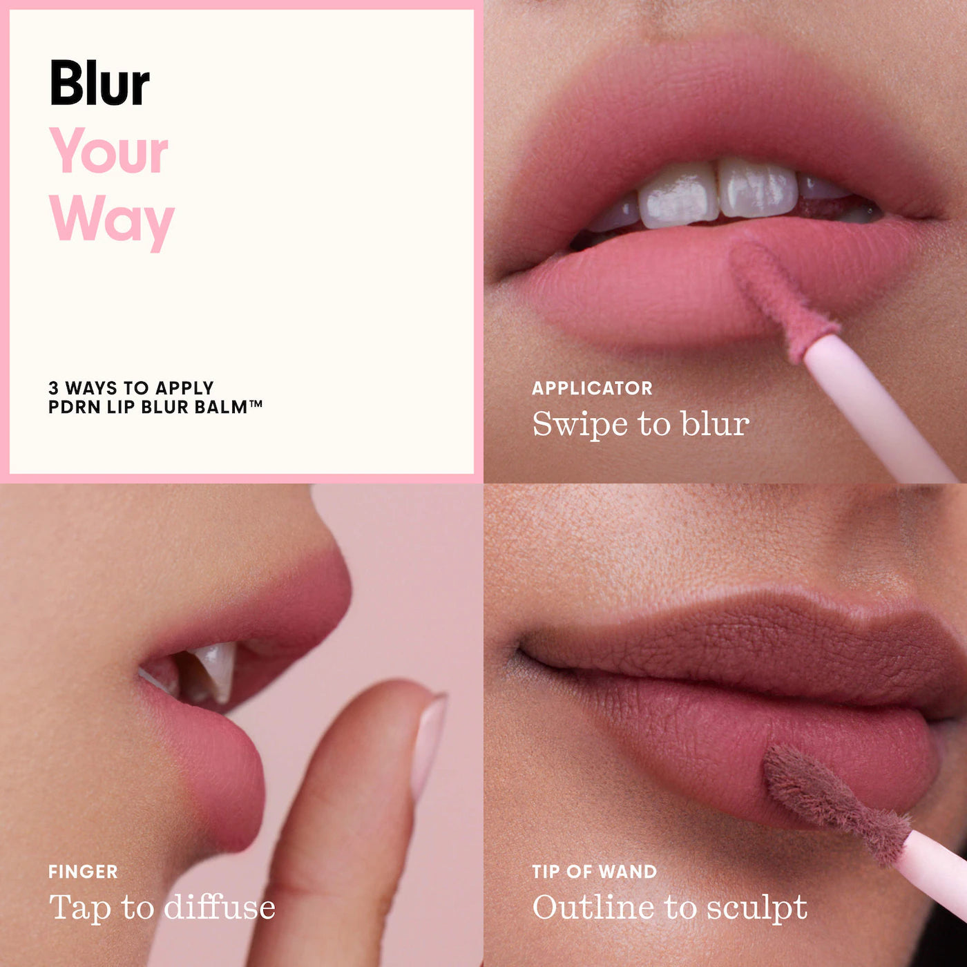 Glow Recipe Vegan PDRN Tinted Soft Matte Lip Blur Balm