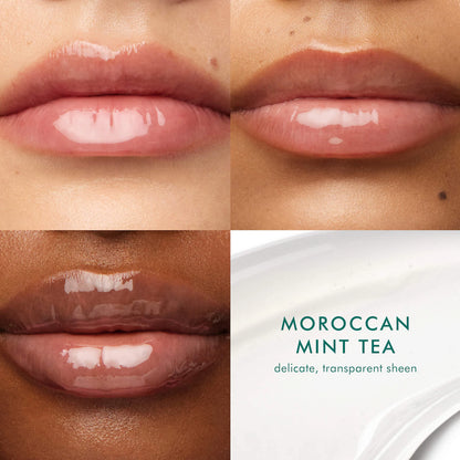 Moroccanoil Lip Balm Trio Gift Set – Hydrating Argan + Peptide Lip Treatment