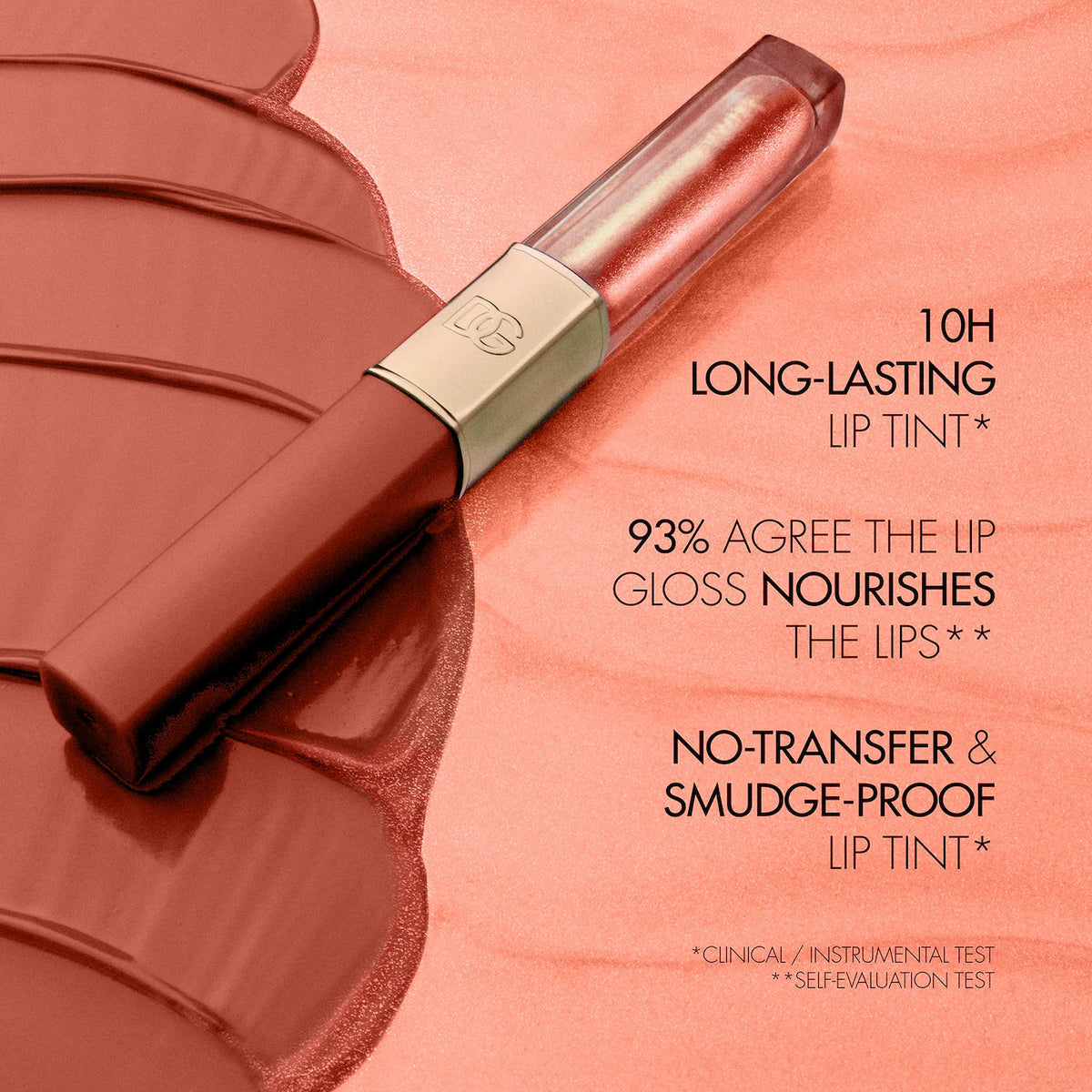 Dolce&Gabbana Make It Double! Dual-ended Longwear Blurred Matte Lip Tint & Gloss