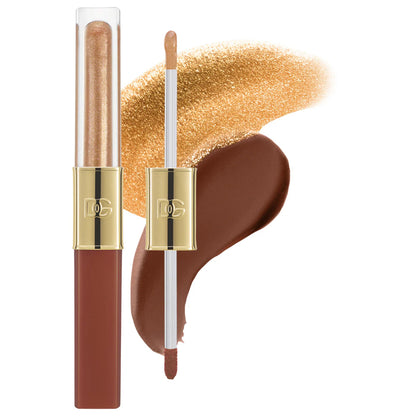 Dolce&Gabbana Make It Double! Dual-ended Longwear Blurred Matte Lip Tint & Gloss