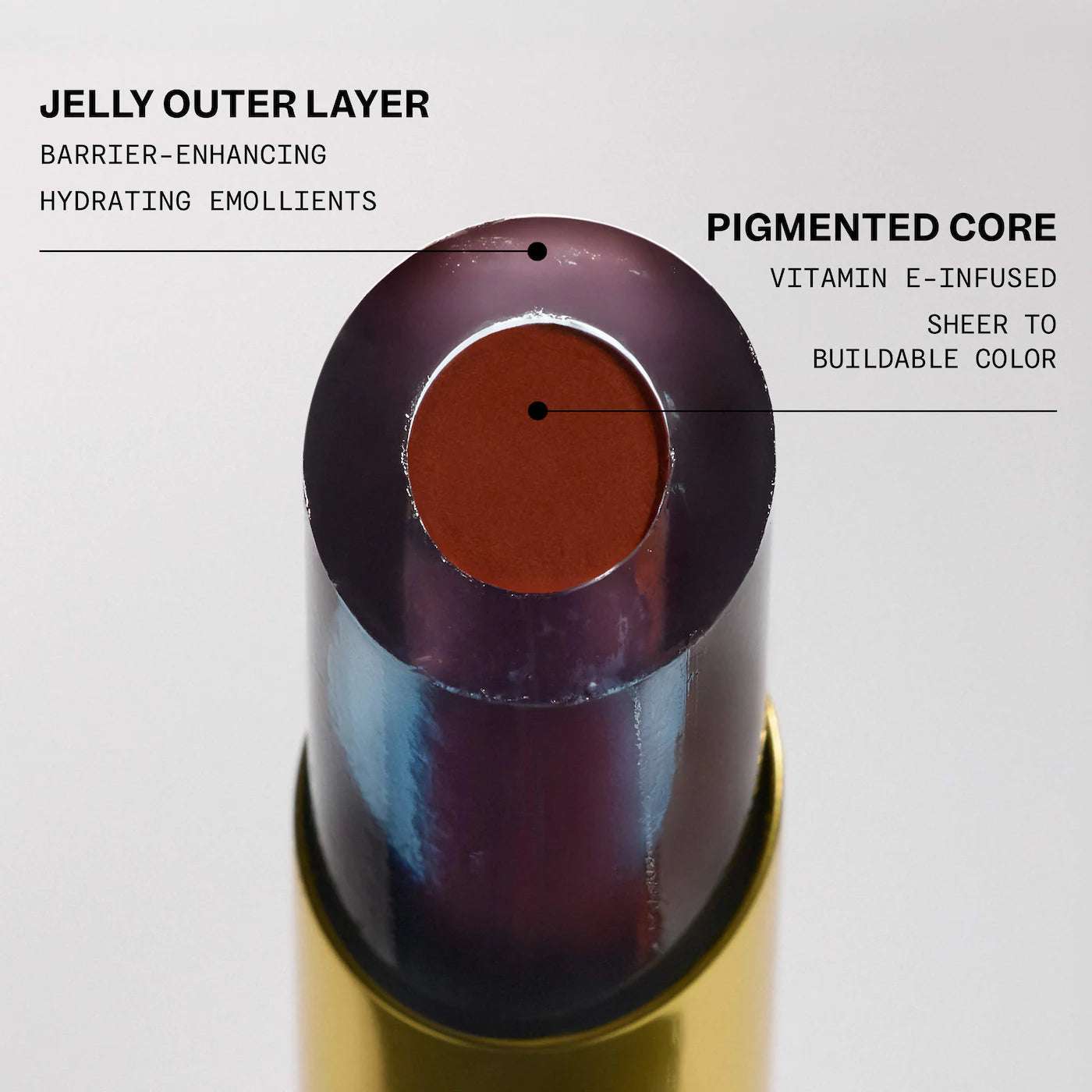 VIOLETTE_FR BISOU JELLY Sheer Shine Hydrating Lipstick