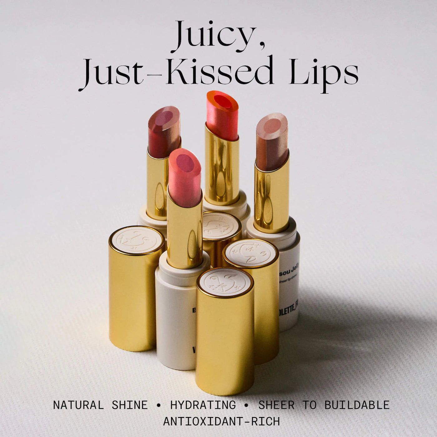 VIOLETTE_FR BISOU JELLY Sheer Shine Hydrating Lipstick