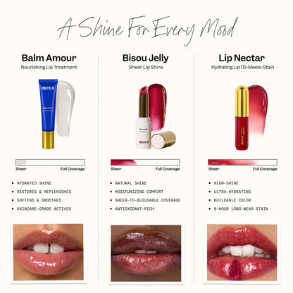VIOLETTE_FR BISOU JELLY Sheer Shine Hydrating Lipstick