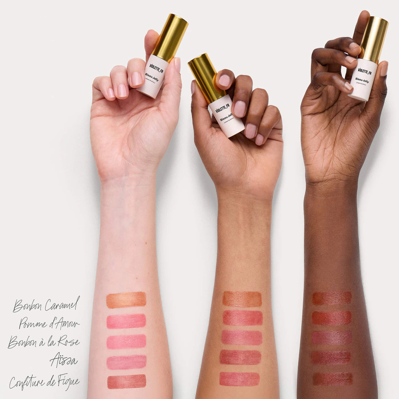 VIOLETTE_FR BISOU JELLY Sheer Shine Hydrating Lipstick