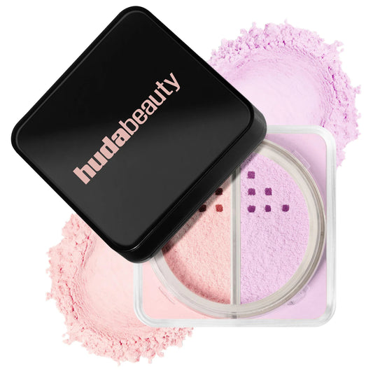 HUDA BEAUTY Easy Bake Loose Powder Brightening + Correcting Duo