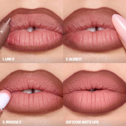 HUDA BEAUTY Liquid Matte Mousse Soft Blur Lip Cream