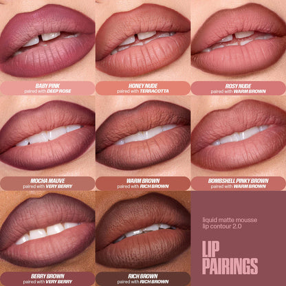 HUDA BEAUTY Liquid Matte Mousse Soft Blur Lip Cream